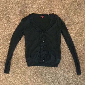 Forest green super soft cardigan